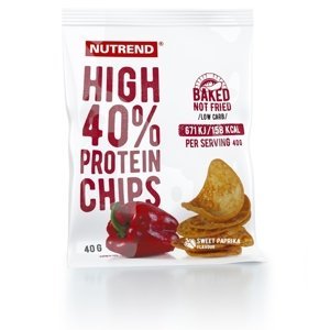 Proteinové chipsy Nutrend High Protein Chips 40g  paprika