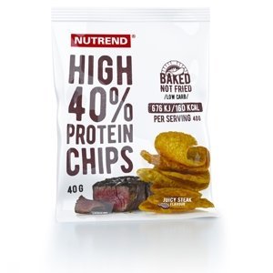 Proteinové chipsy Nutrend High Protein Chips 40g  juicy steak