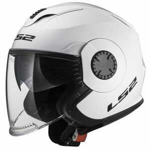 Moto Přilba Ls2 Of570 Verso Single  Gloss White  Xs (53-54)