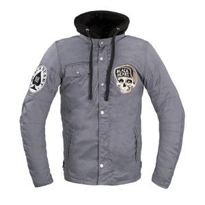 Pánská bunda W-TEC Black Heart Garage Built Jacket  tmavě šedá