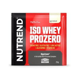 Práškový koncentrát Nutrend ISO WHEY Prozero 25 g  bílá čokoláda