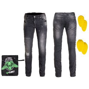 Pánské moto jeansy W-TEC Komaford  tmavě šedá  M