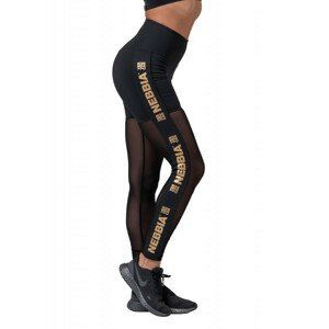 Dámské Legíny Nebbia Gold Mesh 829  Black  Xs