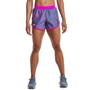 Dámské kraťasy Under Armour Fly By 2.0 Printed Short  Mineral Blue