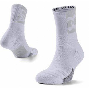 Unisex ponožky Under Armour Playmaker Crew  White  M (36,5-40,5)