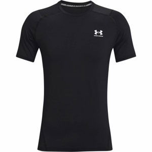 Pánské triko Under Armour HG Armour Fitted SS  M  Black