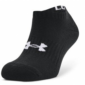 Unisex ponožky Under Armour Core No Show 3 páry  Black