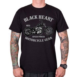 Triko BLACK HEART Chopper  černá  3XL