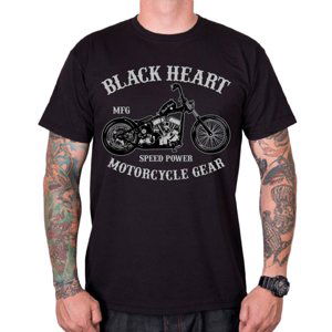 Triko BLACK HEART Chopper  černá  XXL