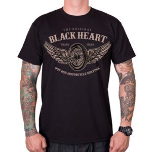 Triko BLACK HEART Wings  černá  XL