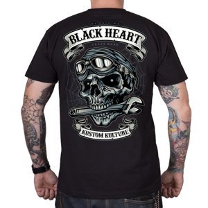 Triko BLACK HEART Trapper  černá  XL