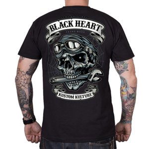 Triko BLACK HEART Trapper  černá  XXL