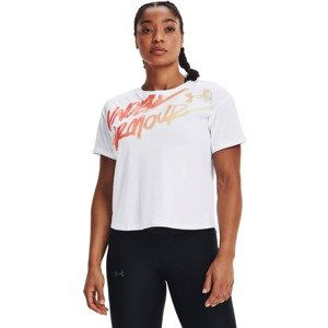 Dámské triko Under Armour Live Chroma Graphic Tee  White  M