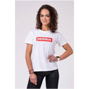 Dámské tričko Nebbia Basic 592  White  S