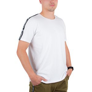 Pánské triko inSPORTline Overstrap  bílá  XL