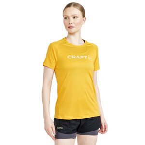 Dámské triko CRAFT CORE Unify Logo  žlutá  XS