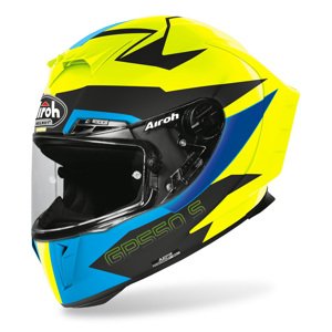 Moto přilba Airoh GP 550S Vector černá/modrá/tyrkysová-matná