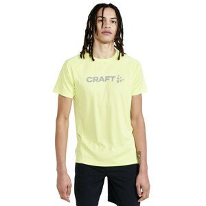 Pánské triko CRAFT CORE Unify Logo  žlutá  XL