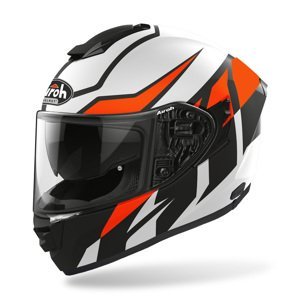 Moto přilba Airoh ST 501 Frost černá/bílá/oranžová-matná 2021