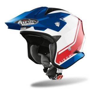 Moto přilba Airoh TRR-S Keen lesklá modrá/červená 2022  XS (53-54)