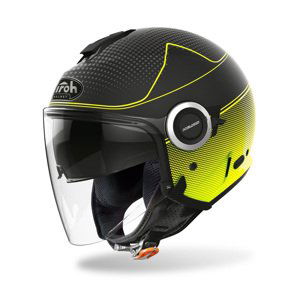 Moto přilba Airoh Helios Map černá/fluo-matná 2021  S (55-56)