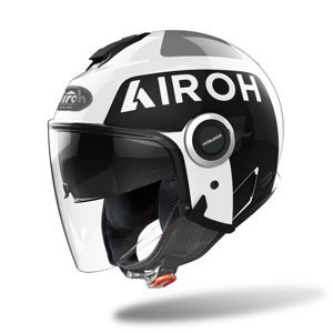 Moto přilba Airoh Helios Up lesklá bílá 2022  XL (61-62)
