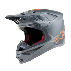 Moto přilba Alpinestars Supertech S-M10 Meta MIPS antracit/šedá/o