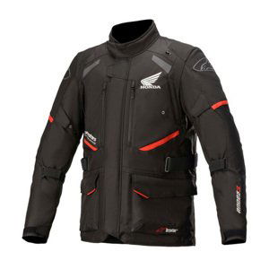 Moto bunda Alpinestars Andes Drystar Honda kolekce černá/červená