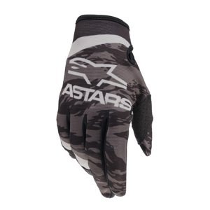 Motokrosové rukavice Alpinestars Radar černá/šedá 2022  S