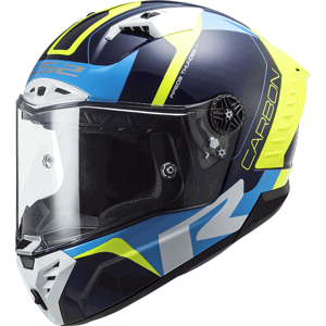 Moto přilba LS2 FF805 Thunder C Racing1  Gloss Blue Fluo Yellow