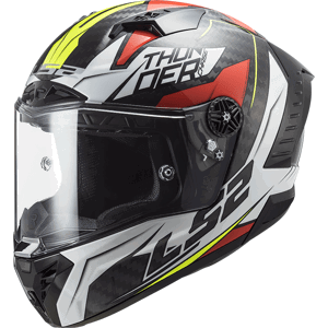 Moto přilba LS2 FF805 Thunder C Chase  Gloss White Red  L (59-60)