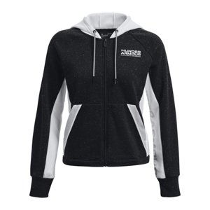 Dámská mikina Under Armour Rival + FZ Hoodie  Black  XL