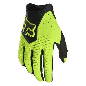 Motokrosové rukavice FOX Pawtector Fluo Yellow MX22  fluo žlutá  S