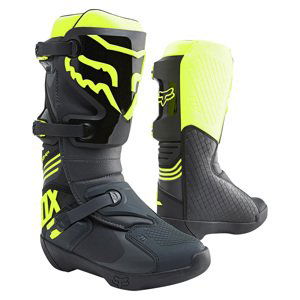 Motokrosové boty FOX Comp Black Yellow MX22  černá/fluo žlutá  8