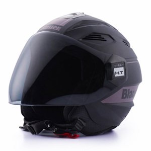 Moto přilba Blauer Brat Black/Grey  černá/šedá  M (57-58)