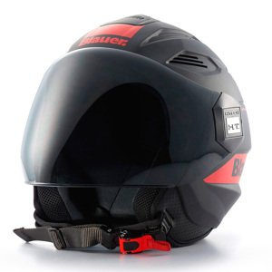 Moto přilba Blauer Brat Black/Red  černá/červená  M (57-58)