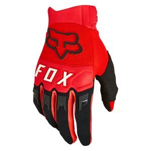 Motokrosové rukavice FOX Dirtpaw Fluo Red MX22  fluo červená  S