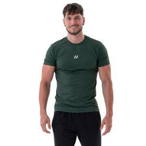 Pánské triko Nebbia „Reset“ 327  Dark Green  XL