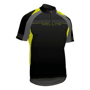 Cyklistický dres KELLYS Pro Sport - krátký rukáv  limetková  S