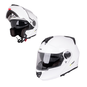 Výklopná Moto Helma W-Tec Vexamo  Bílá  Xs (53-54)