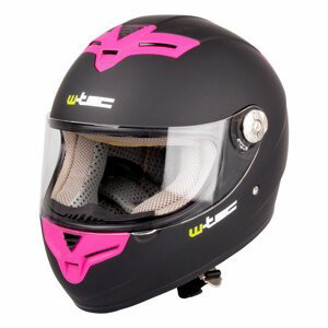Moto helma W-TEC V105  černo-růžová  XS (53-54)