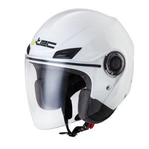 Moto Helma W-Tec Nankko  White Shine  L (59-60)