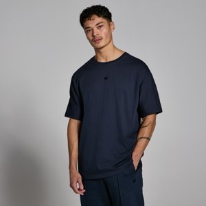 MP Pánské Lifestyle Oversized Tričko – Tmavé Námořnické Modré - M