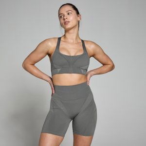 MP Dámská Tempo Ultra Geometric Seamless Sportovní Podprsenka – Tmavošedá - L