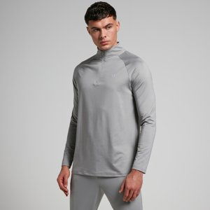 MP Pánský Training 1/4 Zip – Šedý - L