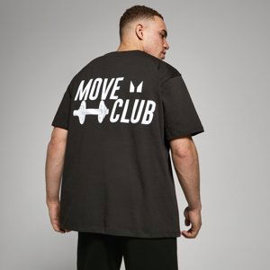 MP Oversized Move Club Tričko – Seprané Černé - L - XL