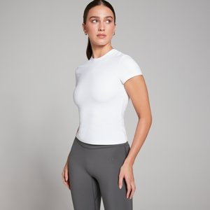 MP Women's Tempo Body Fit Short Sleeve T-Shirt - White  - XXS