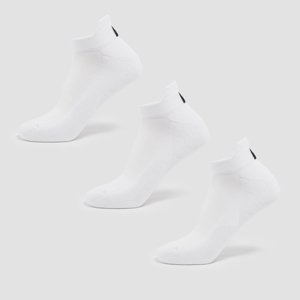 MP Unisex Trainer Ponožky (3 balení) Bílé - UK 9-11