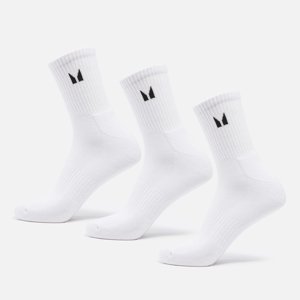 MP Dámské Essentials Crew Ponožky (3 pár) – bílá - UK 9-11