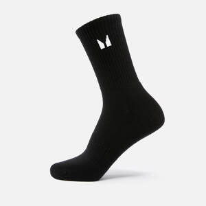 MP Dámské Essentials Crew Ponožky - Černé - UK 2-5